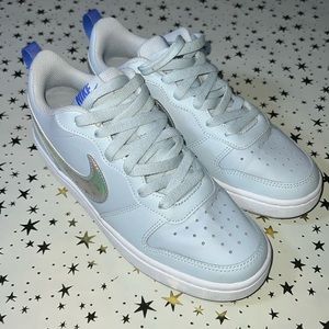 2020 Nike Court Borough Low 2, Aura Sapphire, size 5Y.